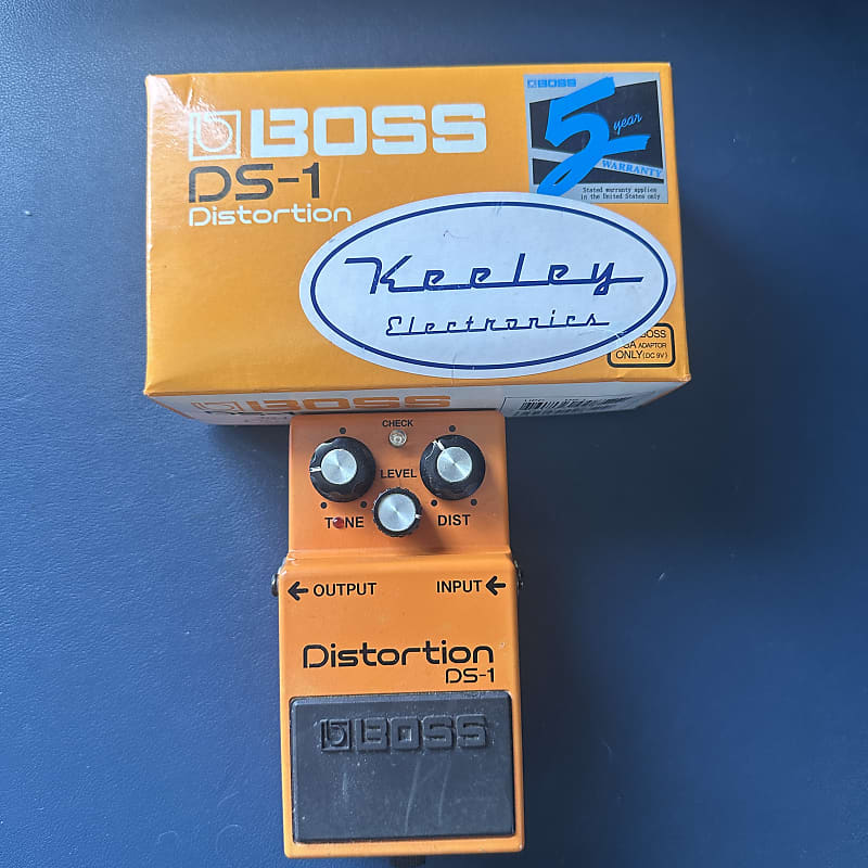 Boss DS-1 Distortion with Keeley Ultra Mod