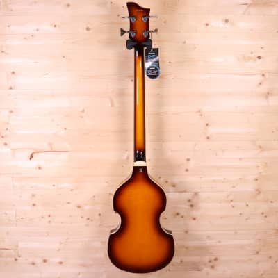 Jay Turser JTB-2B-VS Violin Bass - Vintage Sunburst image 8