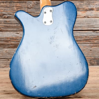 Mosrite Electric Bass Metallic Blue 1970s image 9