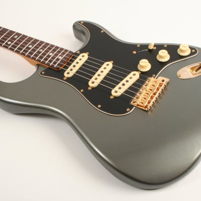 Fender Custom Shop Limited Edition 1965 Dual-Mag Stratocaster® Journeyman Relic® with Closet Classic Hardware, Rosewood Fingerboard, Faded Aged Charcoal Frost Metallic CZ570847 image 9