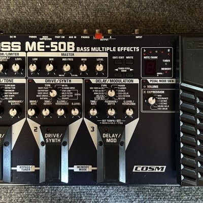 Reverb.com listing, price, conditions, and images for boss-me-50b-bass-multiple-effects