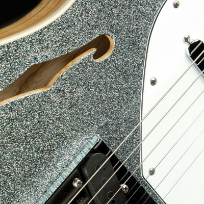 Suhr Eddie's Guitars Exclusive Custom Classic T Roasted - Ice Blue Sparkle image 18