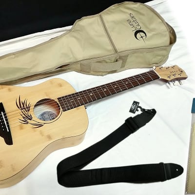 Luna Safari Bamboo Acoustic Travel Guitar
