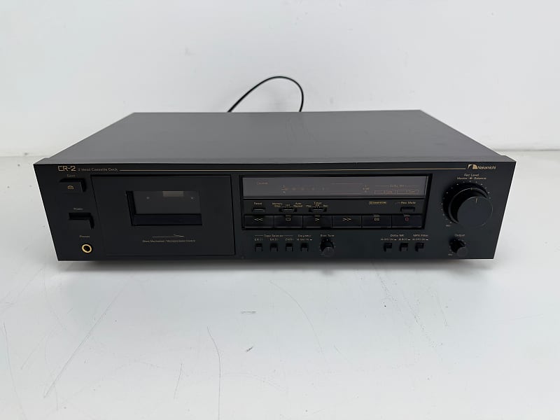 Nakamichi CR - 2  Two Head Cassette Deck - With manuals 1st owner  			