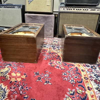 Acoustic Research Ar-3a Cabinet Pair with not working crossovers 1960s image 8