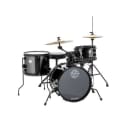 Ludwig Questlove Pocket Drum Kit w/Cymbals Stands Black Sparkle
