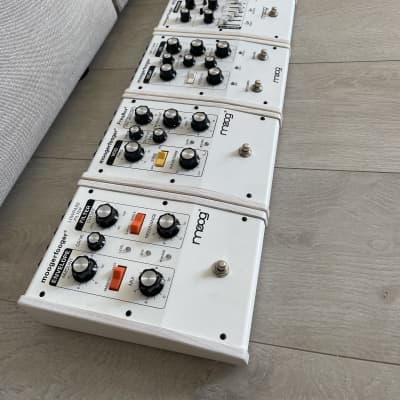 Moog Voyager XL & Moogerfooger Complete Collection (white edition) with lots of accessories White Edition image 16