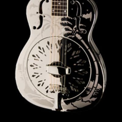 National Reso-Phonic Style O 14 Fret 2023 Mirror Nickel with Art Deco Palm Tree Design - IN STOCK NOW! image 23