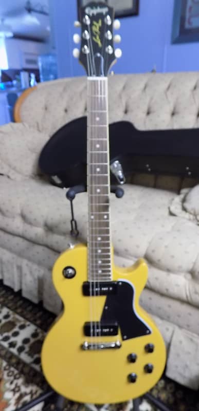 2022 Epiphone Les Paul Special P-90's w/HSC - Never Played  - TV Yellow image 1