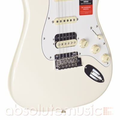 Fender American Pro Stratocaster HSS Shawbucker, Olympic White, RW image 5