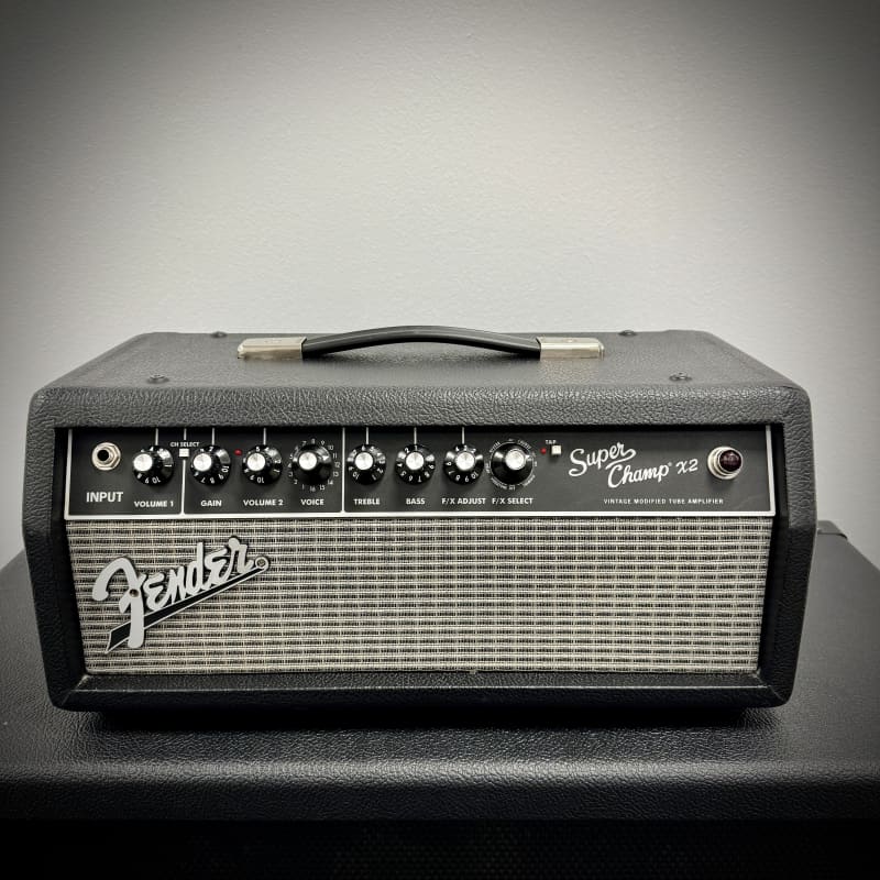 FENDER SUPER CHAMP X2 HEAD AND SC112 CABINET HALF STACK | Reverb