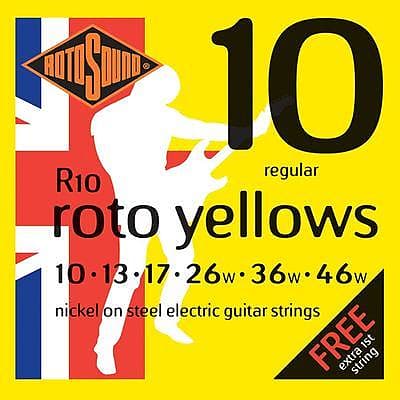 Rotosound R10 Electric Guitar Strings 10-46 image 1
