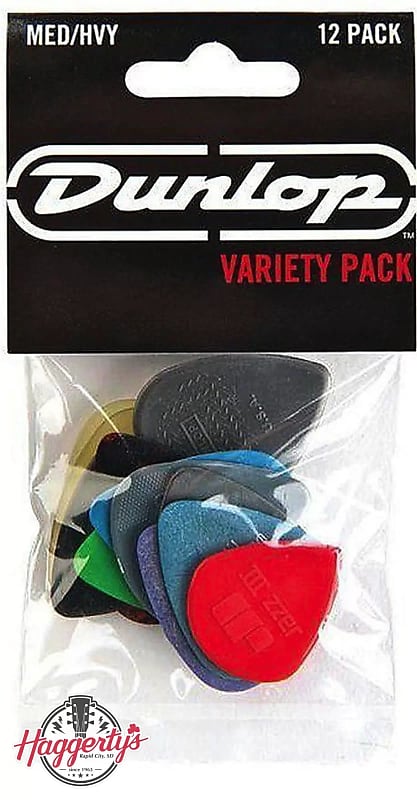 Dunlop PVP102 Guitar Pick Variety Pack Medium/Heavy image 1