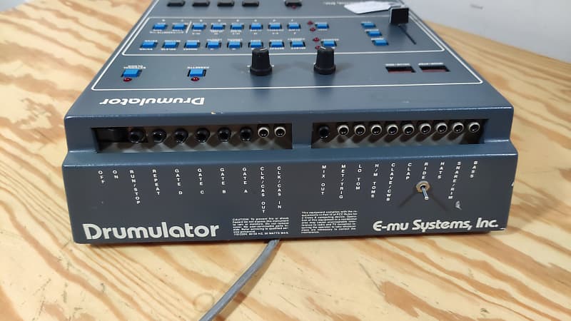 E-MU Systems Drumulator Pad Programmer newest Emulator 1983 USA Drumcomp