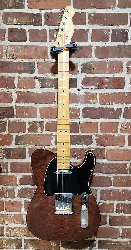 Fender Rarities Series Red Mahogany Top Telecaster with Maple Fretboard, 2019 - Natural image 1
