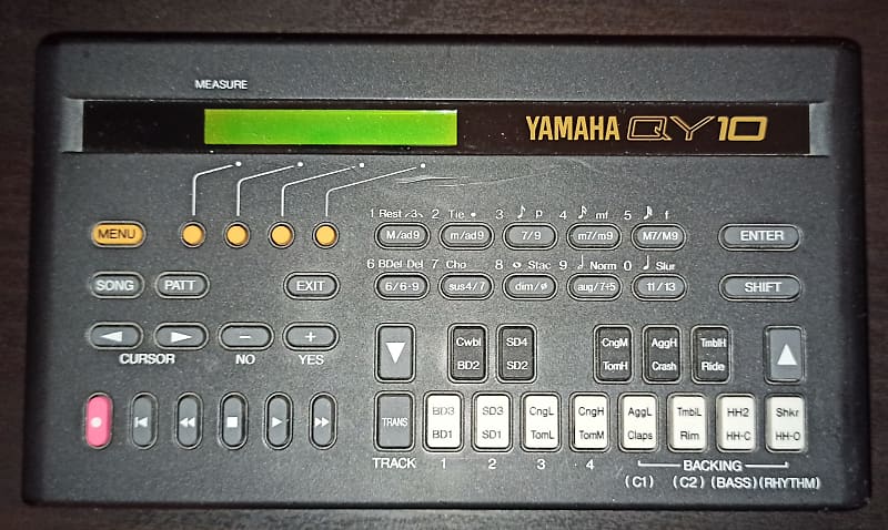 Yamaha QY10 portable music workstation 12-bit and MIDI sequencer 