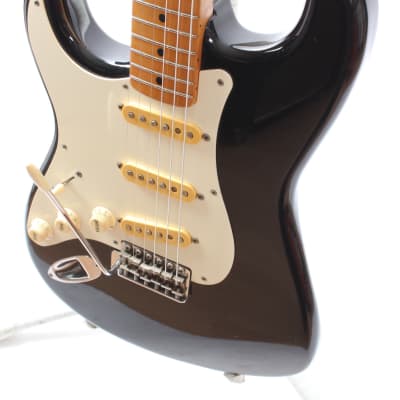 1994 Fender Stratocaster '57 Reissue Lefty Custom Shop Pickups black image 3