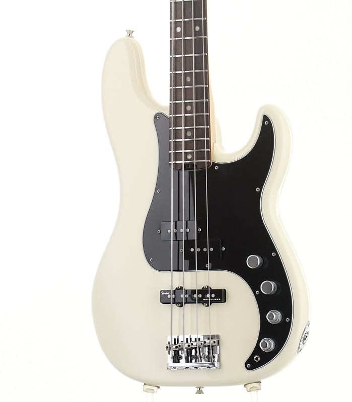 Fender American Elite Precision Bass Olympic White Rosewood Fingerboard 2016 [SN US16017966] (03/13) image 1