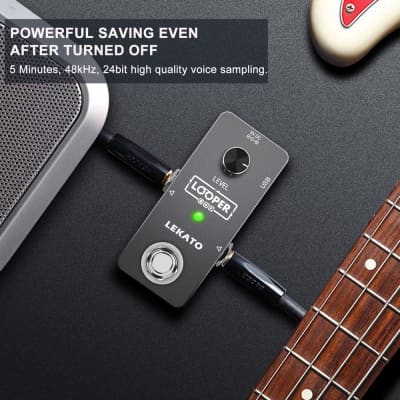 Nano Looper Effect Pedal Unlimited Overdubs 5 mins Guitar Loop Looping Record image 10