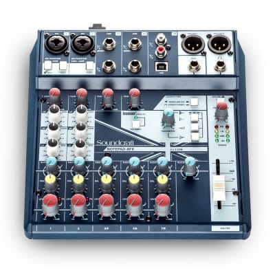 Soundcraft Notepad-8FX 8-Channel Analog Mixer with USB I/O  //ARMENS// image 1