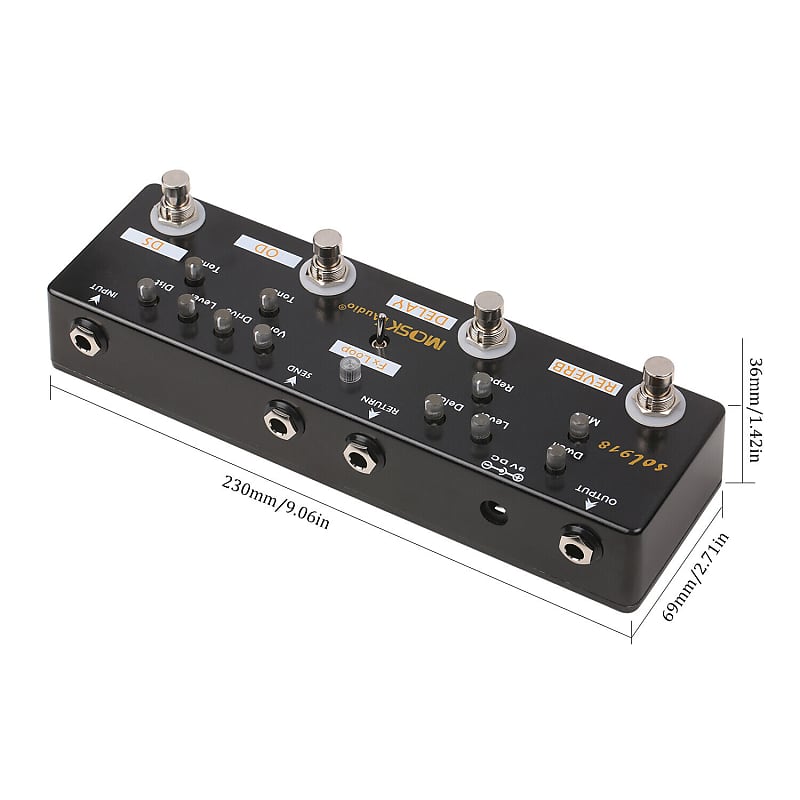 Mosky Audio SOL918 5 in 1 Multi-effect with Overdrive