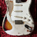 Fender 1963 Stratocaster Ultra Heavy Relic Masterbuilt 2022 Olympic White