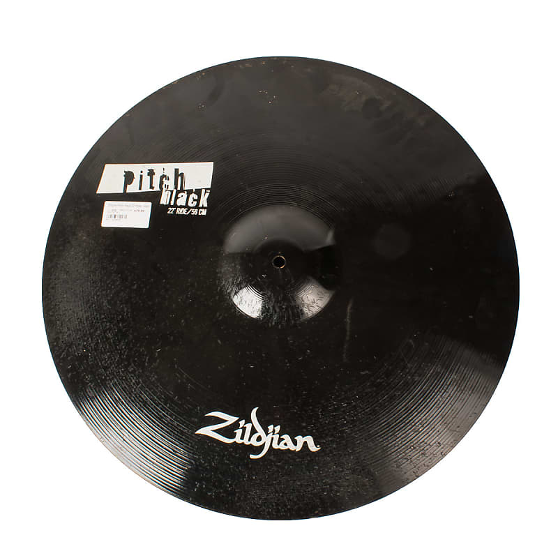 Zildjian Pitch Black 22" Ride Cymbal x9754 (USED) image 1