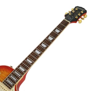 2007 Epiphone Les Paul Ultra Quilt Top in Faded Cherry Sunburst image 7