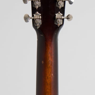Bacon & Day  Ne Plus Ultra Troubadour Arch Top Acoustic Guitar (1934), ser. #33895, period black hard shell case. image 6