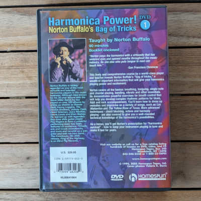 DVD "Harmonica Power! Norton Buffalo's Bag Of Tricks", 90 Min. image 3
