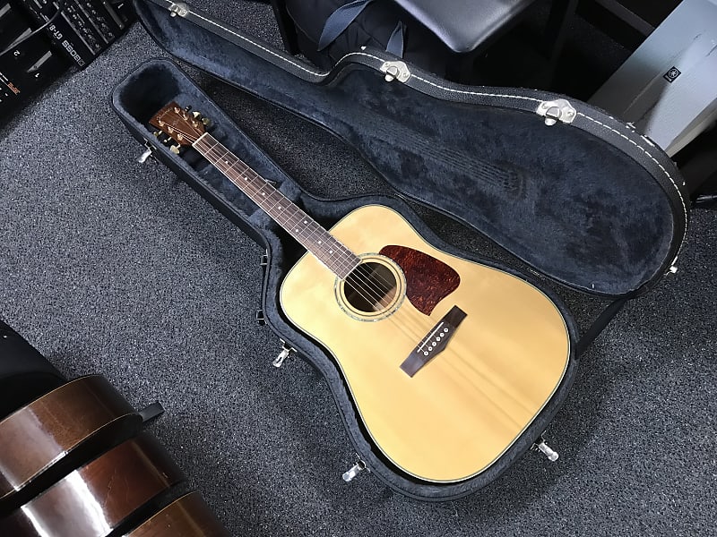 Ibanez Artwood AW-100 acoustic-electric guitar made in Korea 2002 with added fishman matrix infinity pick-up active system with hard case . image 1