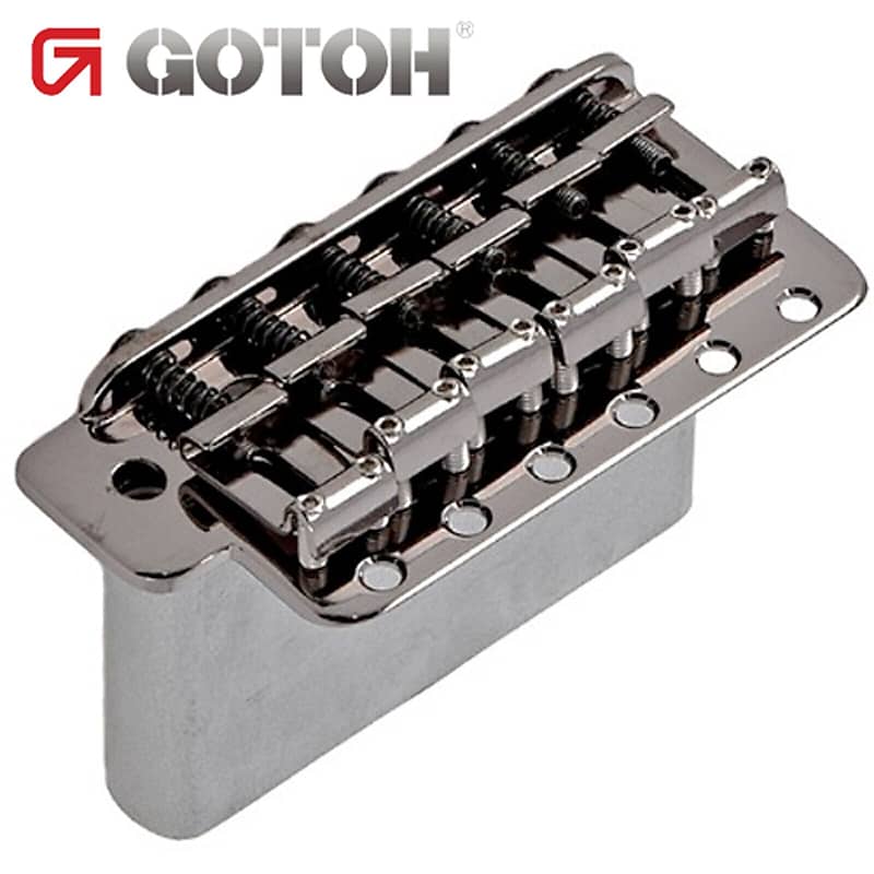 NEW Gotoh GE101T Traditional Vintage Tremolo for Strat Steel Saddles COSMO BLACK image 1