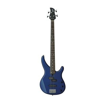 Yamaha TRBX174 4-String Electric Guitar (Deep Metallic Blue) image 1
