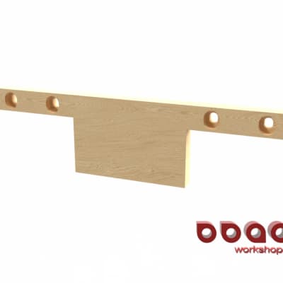 Yamaha TRB Thumb Rest Series 4, 5, or 6 Strings – Model 2 | Wood - Wood:Natural, Ebony, Rosewood, Mahogany image 3