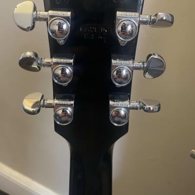Left Handed Gibson Les Paul Double Cut Custom 2007 - Black image 11
