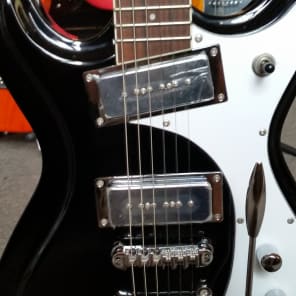 Jay Turser J-Tone JTMOSBK Mossman Electric Guitar Black image 3