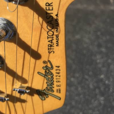 Fender USA Stratocaster 1989 - 1990 Black image 8