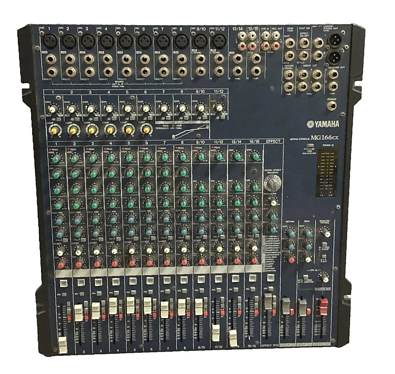 【動作品/美品】YAMAHA MG166cx 16ch ミキサー Yamaha MG166CX 16 Channel Mixer | Reverb Canada