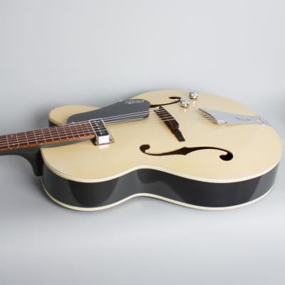 Gretsch  PX-6187 Clipper Arch Top Hollow Body Electric Guitar (1957), ser. #22985, original grey hard shell case. image 7