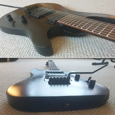 Cort EVL K4 2007 Pentagram Inlays - Satin Black - Electric