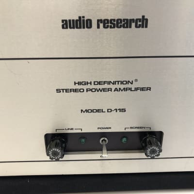 Audio Research D-115 Classic Tube Power Amp (B) image 14