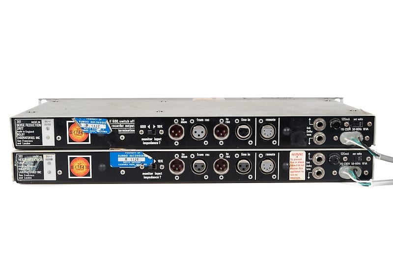 Dolby A-Type Model 361 Noise Reduction Dual Unit Pair | Reverb