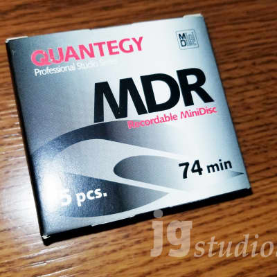 Quantegy - MDR Professional Studio Series - Blank Minidisc 5 pack NEW! image 1