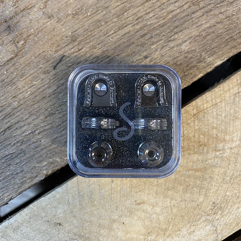 Allparts AP0681016 Schaller Ruthenium Strap Locks Reverb