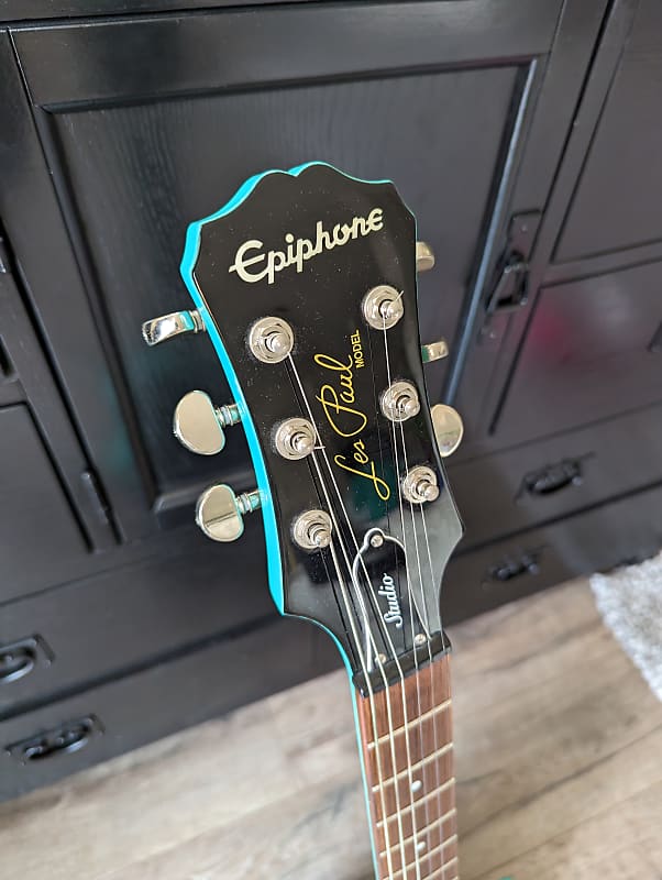 Epiphone Les Paul 2018 - Rare Turquoise Custom shop | Reverb Epiphone Les Paul 2018 - Rare Turquoise Custom shop | Reverb