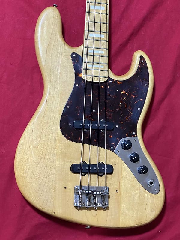 Fernandes FJB-75N 1970's Burny Bass Jazz Bass Guitar | Reverb