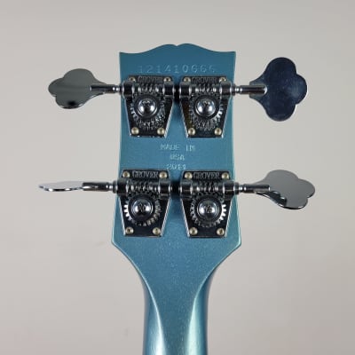 2011 Gibson Les Paul Junior DC Bass - Pelham Blue Modified image 4