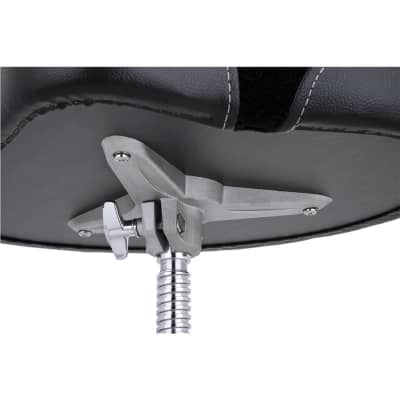Mapex T875 Saddle Top Throne with Backrest, Quad Legs image 5