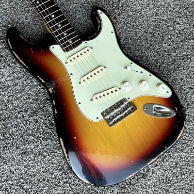 MJT Stratocaster w/ Lollar Special Pickups, Rosewood Fretboard + Fender Molded Hard Case image 7