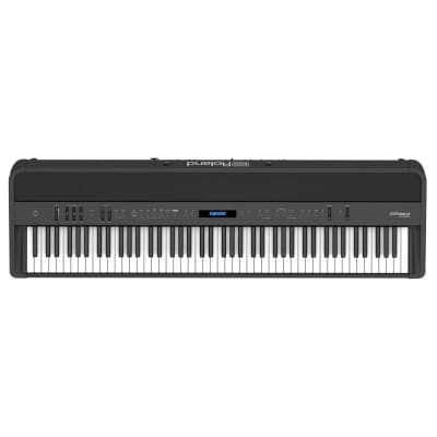 Roland FP-90X Weighted 88-Key Digital Piano with Pedal and Music Rest - Black
